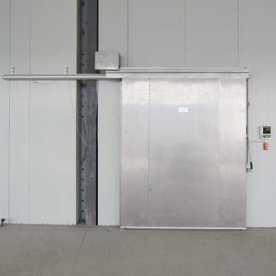 MOON Factory supply PU sliding door,PIR sliding door,cold room sliding door with accessories